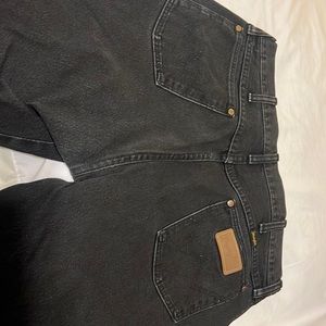 Men’s black wrangler jeans